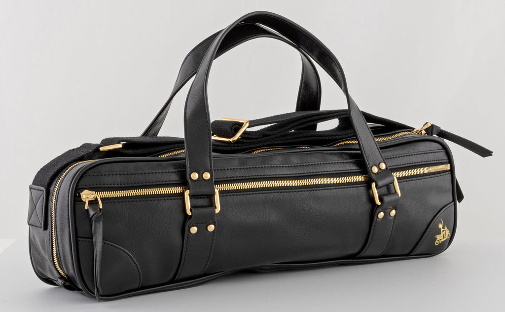 FluterScooter- Vegan Leather bag, Matte black