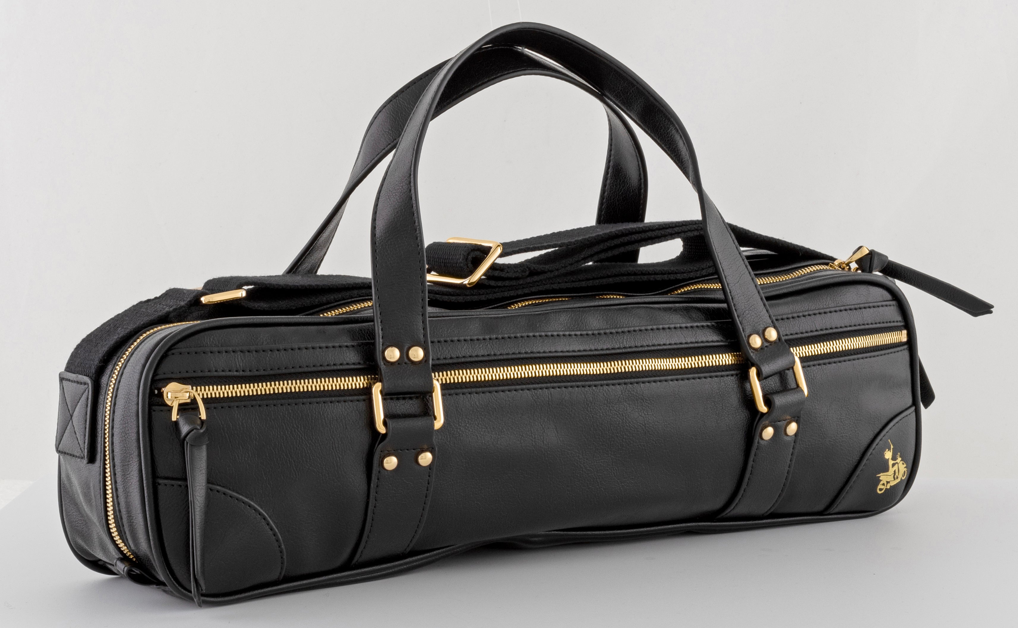 FluterScooter- Vegan Leather bag, Matte black