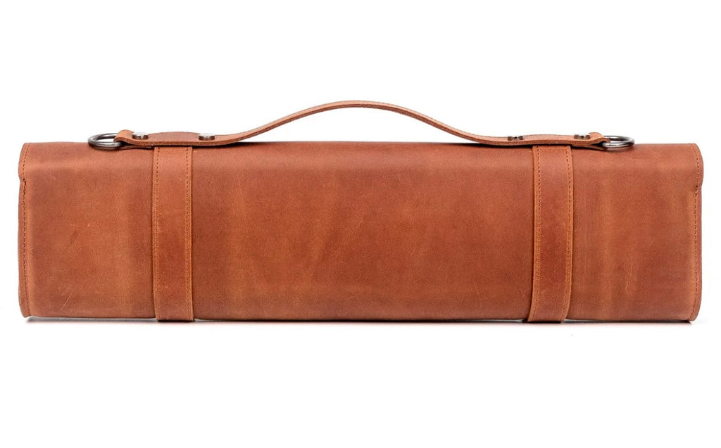 MG Leather work- Classic style, crazy horse leather, Ljusbrun