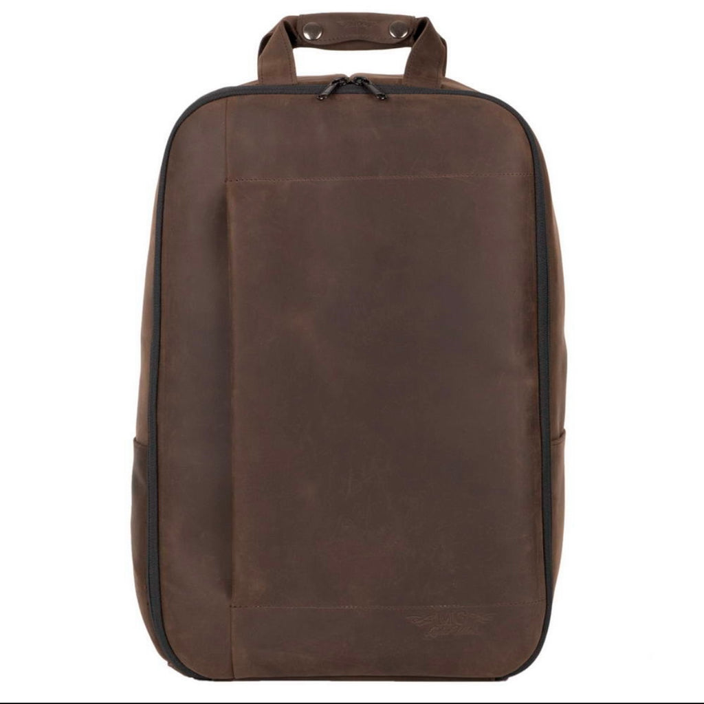 MG Leatherwork- Backpack, Crazy Horse Leather, Brown