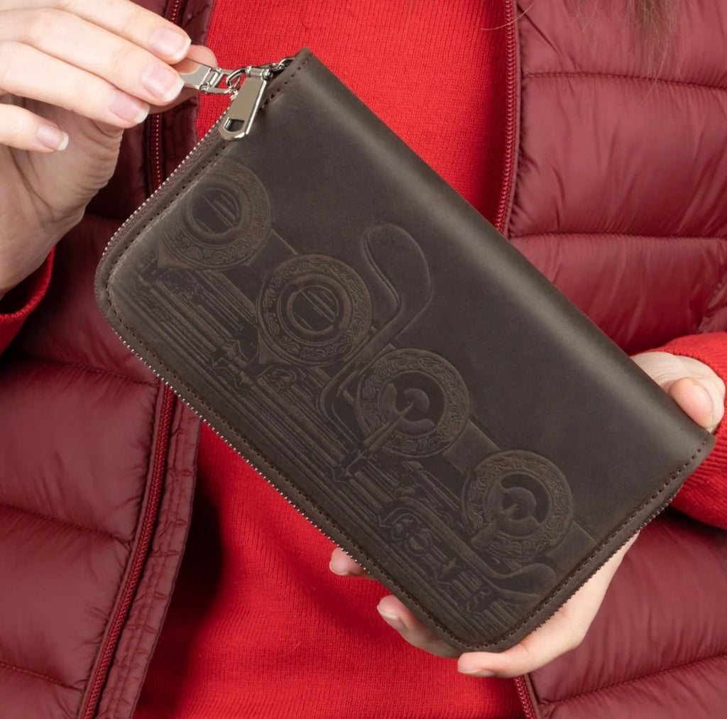 MG-Leatherwork- plånbok, brun