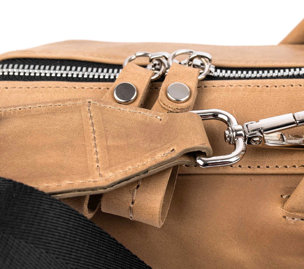 MG Leatherwork-Flute gig bag- Crazy Horse Leather- Olive