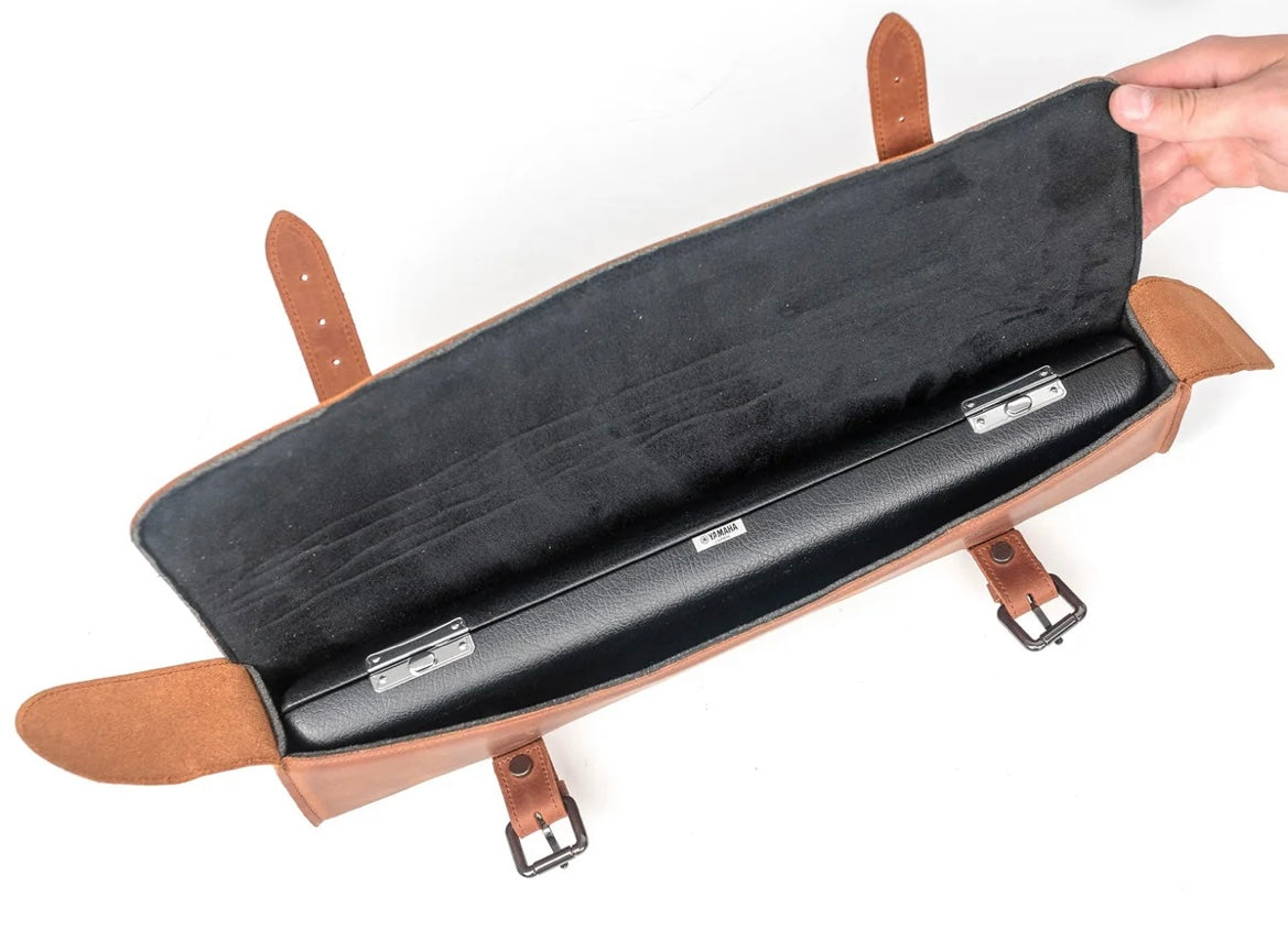 MG Leather work- Classic style, crazy horse leather, Ljusbrun
