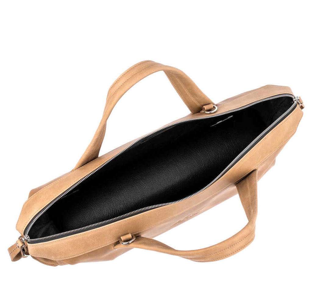 MG Leatherwork-Flute gig bag- Crazy Horse Leather- Olive