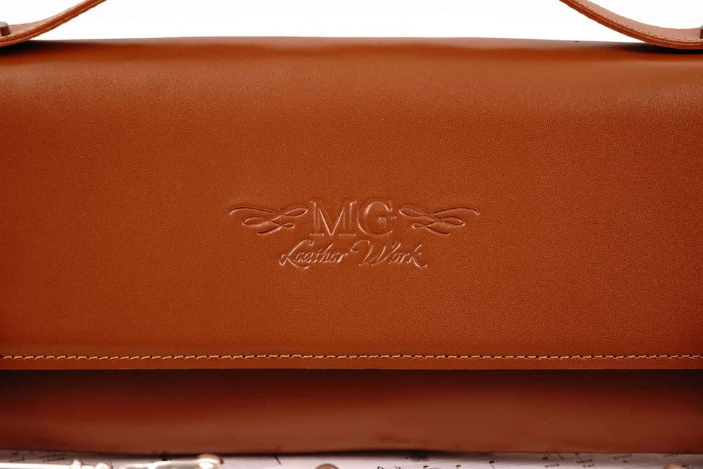 MG Leatherwork- Classic style, Detroit Leather, Rosa