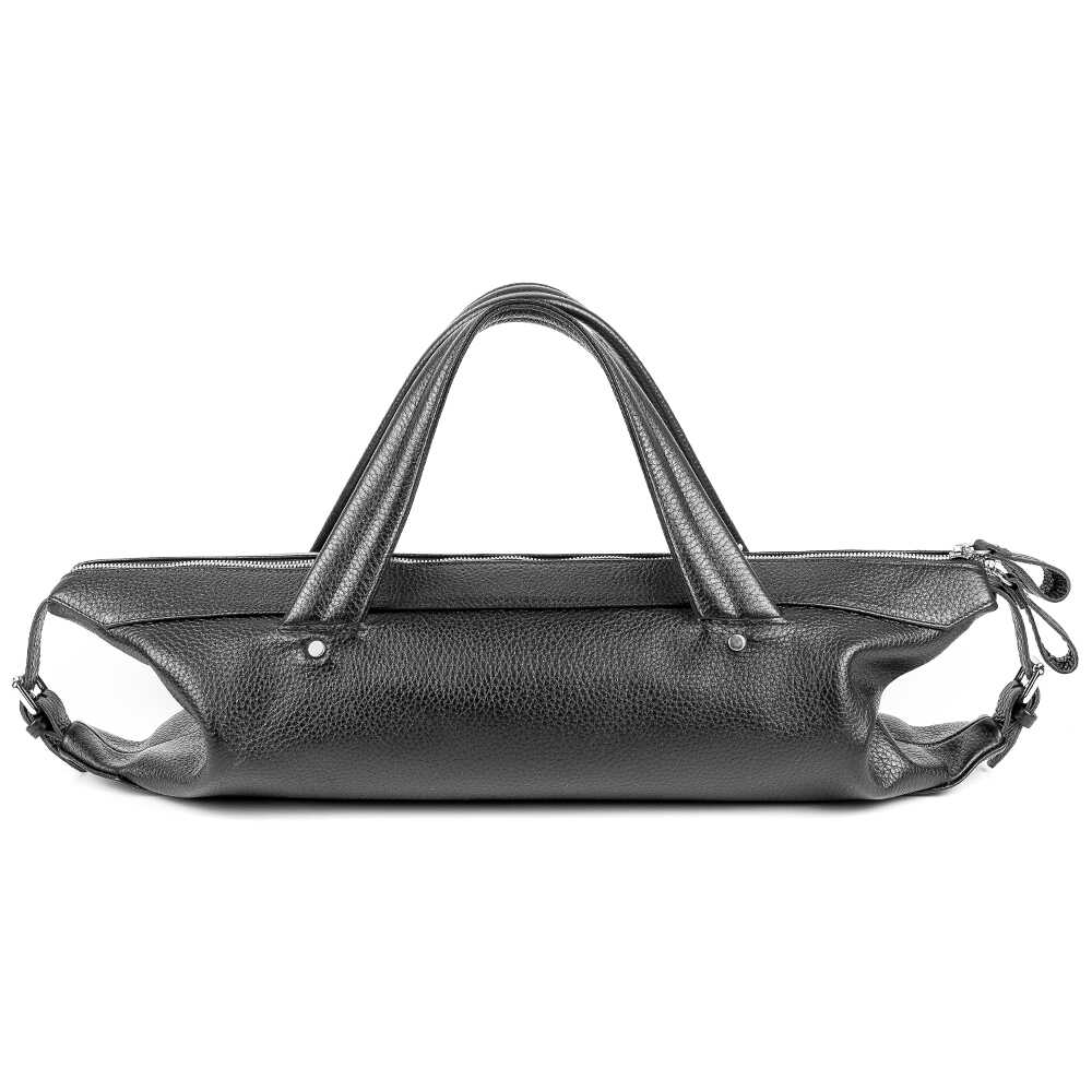 MG Leatherwork- Flute gig bag, Flotar Leather, Svart