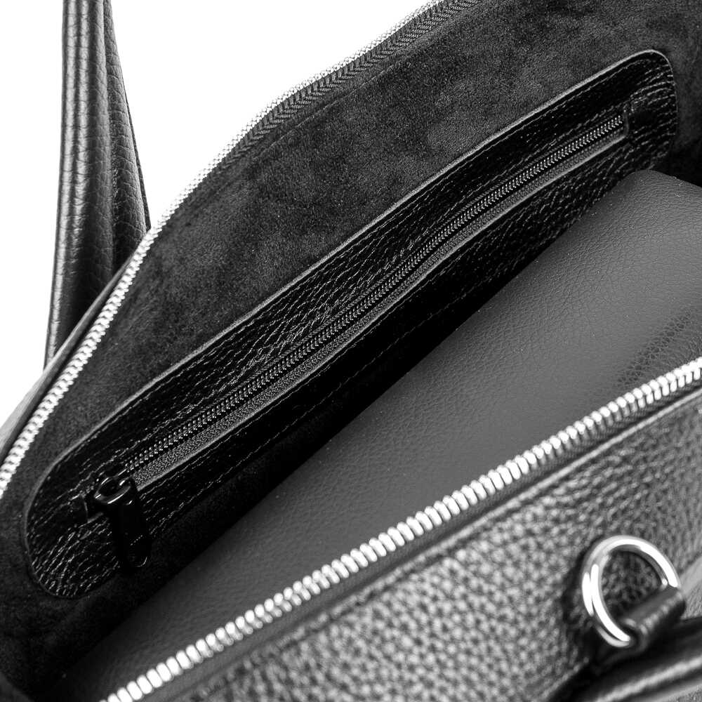 MG Leatherwork- Flute gig bag, Flotar Leather, Svart