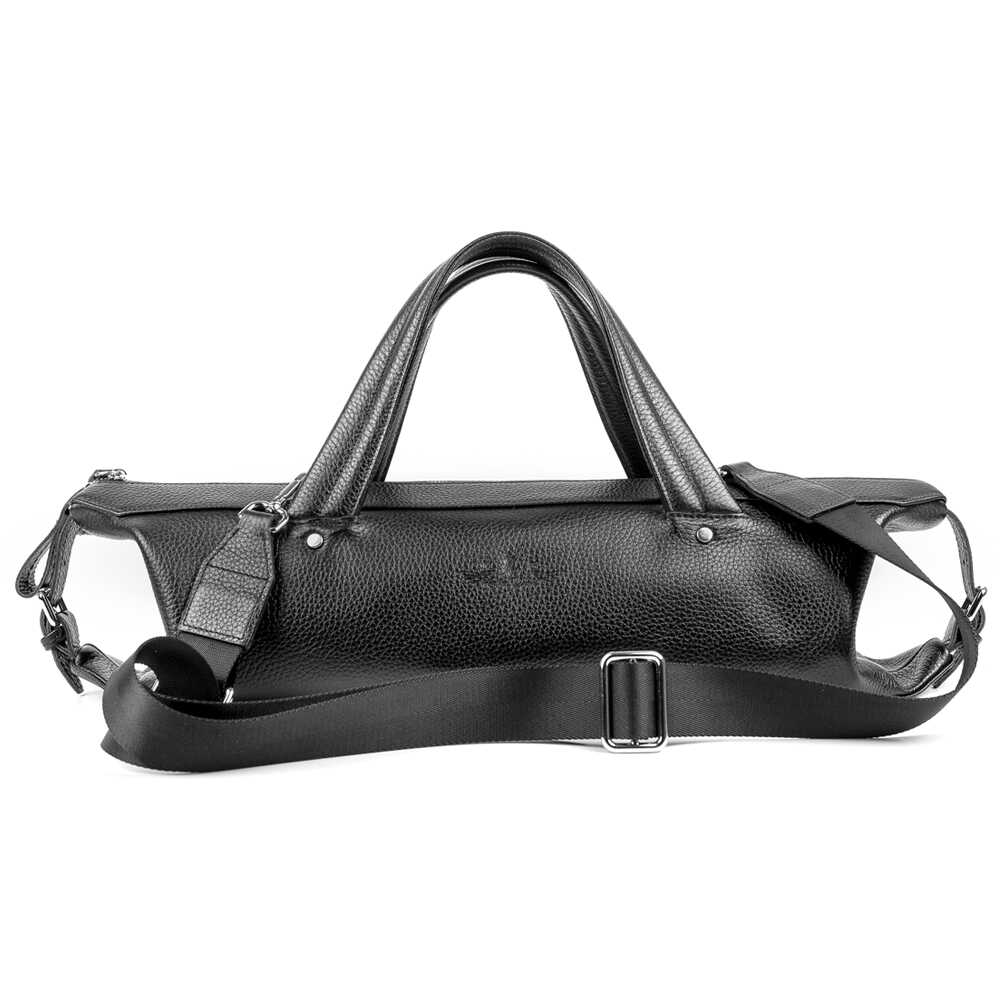 MG Leatherwork- Flute gig bag, Flotar Leather, Svart